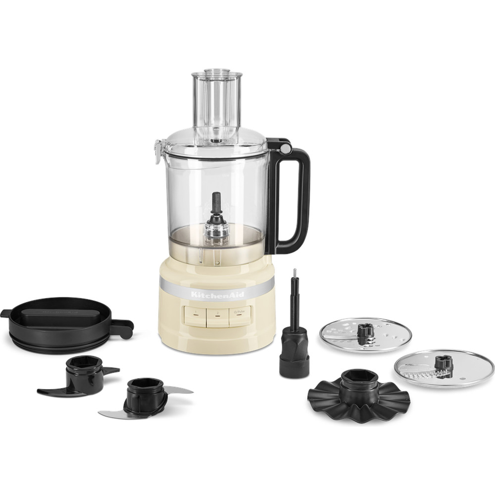 kitchenaid food processor 5kfp0921bac almond cream perspective