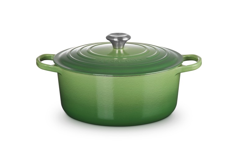 Le Creuset-Bamboo Green Cast Iron Round Casserole 28cm/6.7L